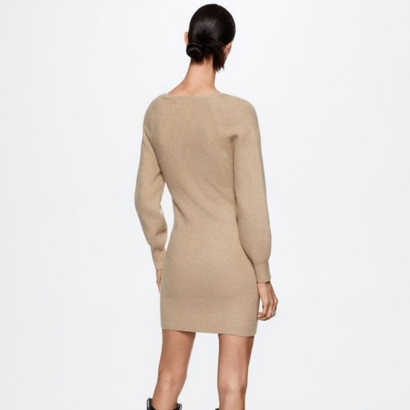 MANGO Sweater dress - Picture 3 of 4